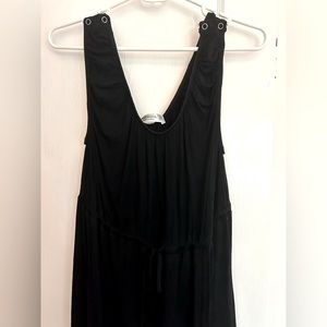 Black maternity and labor gown
